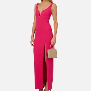 Adrianna Papell Geranium Gown NWT